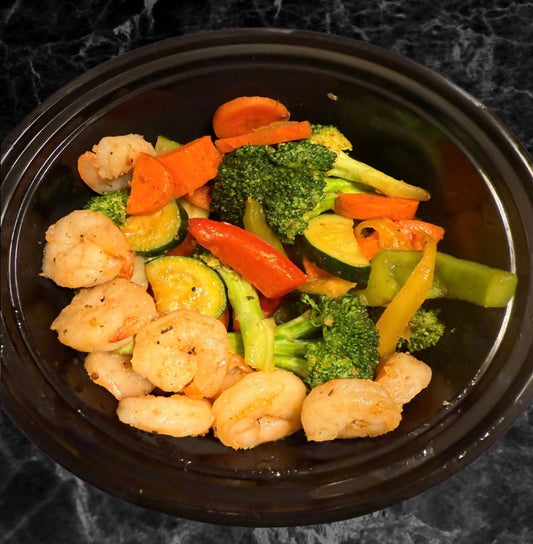 Lean Gains Shrimp Bowl